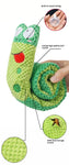 Interactive Dog Puzzle Feeder Toy – Durable Plush Snail with Squeaker, Foldable & Chew-Resistant