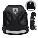 Adjustable Mesh Dog Harness with Leash