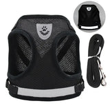 Adjustable Mesh Dog Harness with Leash