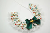 Christmas Lace Pet Collar – Adjustable Festive Scarf for Cats & Small Dogs