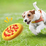 Pizza Plush Squeak Toy – Fun Chew & Teeth Trainer for Dogs