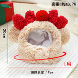 Christmas Dog Costume with Hat and Scarf