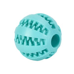 Interactive Chew & Treat Ball – Rubber & Silicone Pet Toy