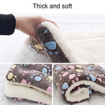 Flannel Pet Sleeping Mat – Dog Cat Bed