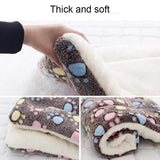 Flannel Pet Sleeping Mat – Dog Cat Bed