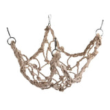 Parrot Swing & Climbing Rope Net – Fun Bird Toy Ladder with Hooks for Chewing, Climbing & Play (Indoor Pet Accessory)