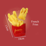 Plush Dog Toy Set – Squeaky Food Chew