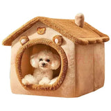 Thickened Pet House – Warm Detachable Bed for Cats & Dogs