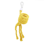 1PC Bird Toy Spiral Cotton Rope Chewing Bar Parrot for climbing and swinging