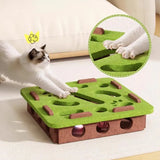 Sisal Cat Scratching Post – Indoor Cat Furniture & Kitten Play Toy | Interactive Scratcher for Exercise & Entertainment