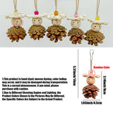 ‌Natural Pine Cone Bird Chewing Toy - Durable Climbing Gym for Lovebirds/Conures/Quaker Parrots ‌
