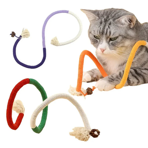Cat Scratcher Rope Toy – Bite Resistant Cotton Chew