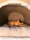 Winter Dog House Bed – Removable Washable Warm Nest for Large Dogs