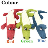 Cartoon Alligator Plush Chew Toy – Interactive Dog Sound & Teeth Trainer