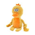 Small Stuffed Dog Chew Toy – Durable Plush, Bite-Resistant with Squeaker & Rattle for Puppies