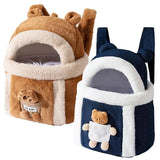 Cozy Pet Carrier Backpack – Portable Travel Bag for Cats & Small Dogs
