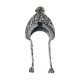 Winter Knitted Dog Hat – Windproof Fluffy Pom-Pom for Small Dogs
