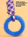 Supet Spiked Ring Dog Toy – Interactive Teeth Cleaning Chew