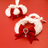 Festive Cat Bow-tie with Jewel Collar