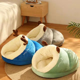 Slipper-Shaped Warm Dog Bed