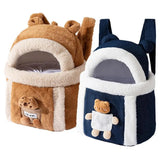 Cozy Pet Carrier Backpack – Portable Travel Bag for Cats & Small Dogs