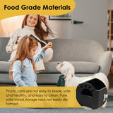 Pet Treat Jar Set – 3pcs Storage Containers with Wooden Holder