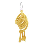 1PC Bird Toy Spiral Cotton Rope Chewing Bar Parrot for climbing and swinging