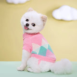 Knitted Dog Sweater – Cozy Autumn/Winter Turtleneck for Small Dogs & Cats