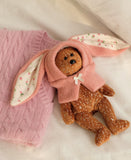 Knitted Dog Hat with Rabbit Ears – Warm Autumn/Winter Cap for Small Dogs & Puppies