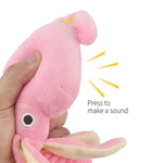 Squid Plush Rope Toy – Bite-Resistant Interactive Dog Toy