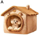 Thickened Pet House – Warm Detachable Bed for Cats & Dogs
