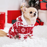 Warm Fleece Christmas Dog Pajamas