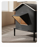 Heated Weatherproof Outdoor Cat House – Insulated Elevated Shelter for Multiple Cats