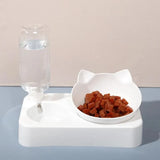 Tilted Pet Bowl – Protects Dog Cat Neck