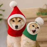 Cute Knitted Christmas Pet Beanie