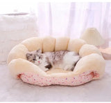 Plush Warm Cat Bed