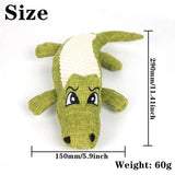 Cartoon Alligator Plush Chew Toy – Interactive Dog Sound & Teeth Trainer