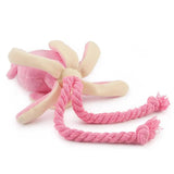 Squid Plush Rope Toy – Bite-Resistant Interactive Dog Toy