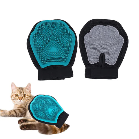 Pet Grooming Glove – Hair Removal and Massage Brush