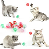 100PCS Cat Spring Toy Balls – Colorful EVA Chew and Scratch Set