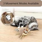 Interactive Cat Toy Flapping Bird with Catnip Rechargeable Simulation