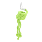 1PC Bird Toy Spiral Cotton Rope Chewing Bar Parrot for climbing and swinging