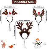 Christmas Pet Antler Headband – Festive Elk Hair Hoop for Dogs & Cats