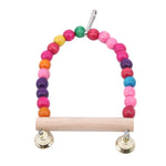 1PC Bird Toy Spiral Cotton Rope Chewing Bar Parrot for climbing and swinging