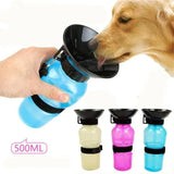 Portable Dog Water Bottle – 500ml Travel Cup