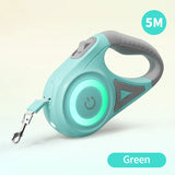 Retractable Dog Leash with LED Light – 5m