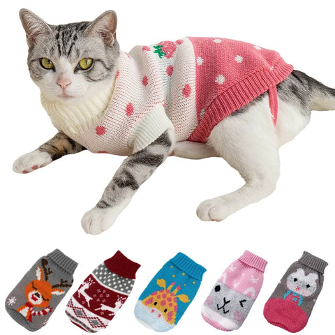 Winter Dog Sweater – Warm Coat for Small & Medium Dogs and Cats