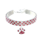Shiny Crystal Bedazzled Cat Collar