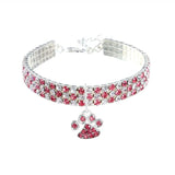 Shiny Crystal Bedazzled Cat Collar