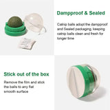 Catnip Wall Ball Toy – Healthy Cat Grass Treat & Scratcher | Natural Snack Aids Digestion & Keeps Cats Entertained
